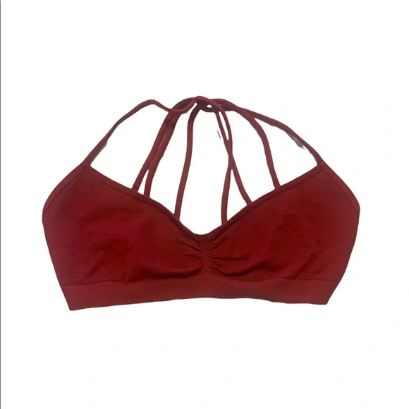 New! Free People Intimately Strappy Back Bra in Red - XS/S - Picture 4 of 9